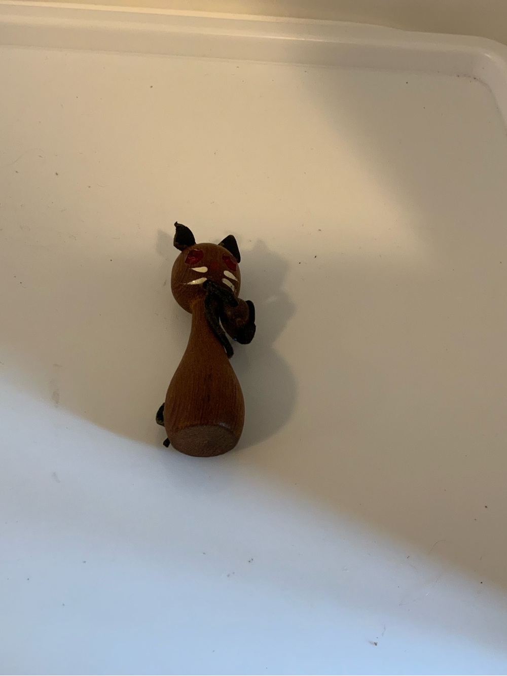 Brown Wooden Small Pet Chew Toy - Natural Finish